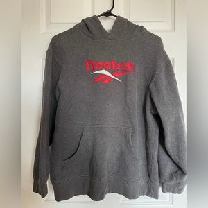 Grey Reebok hoodie with Red Logo
XL